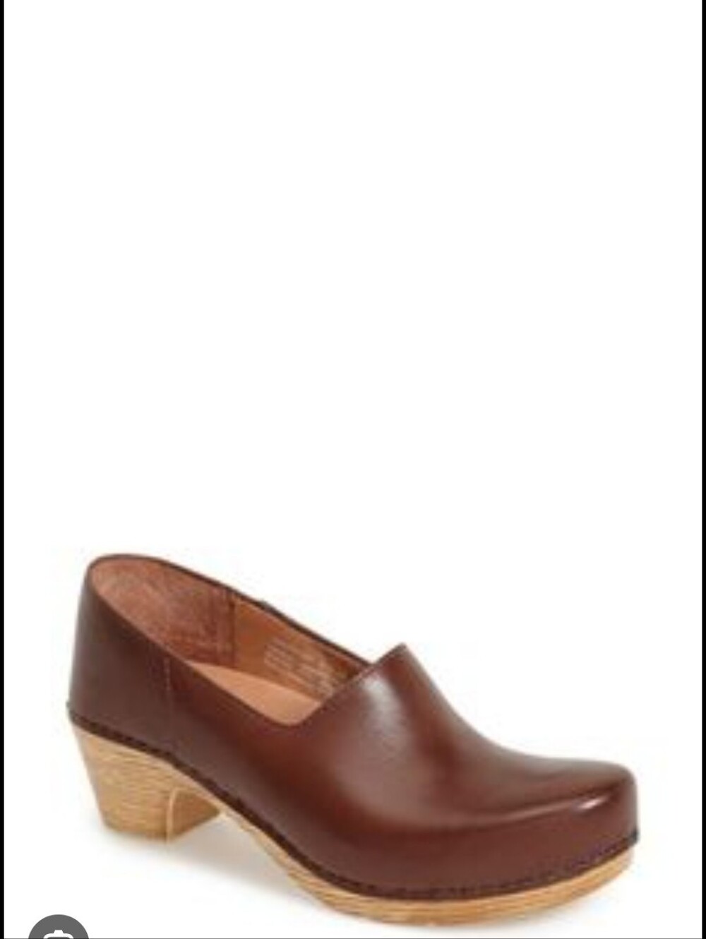 Dansko Brown Leather Mules Clogs